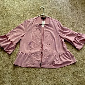 NWT! Lane Bryant light purple jacket